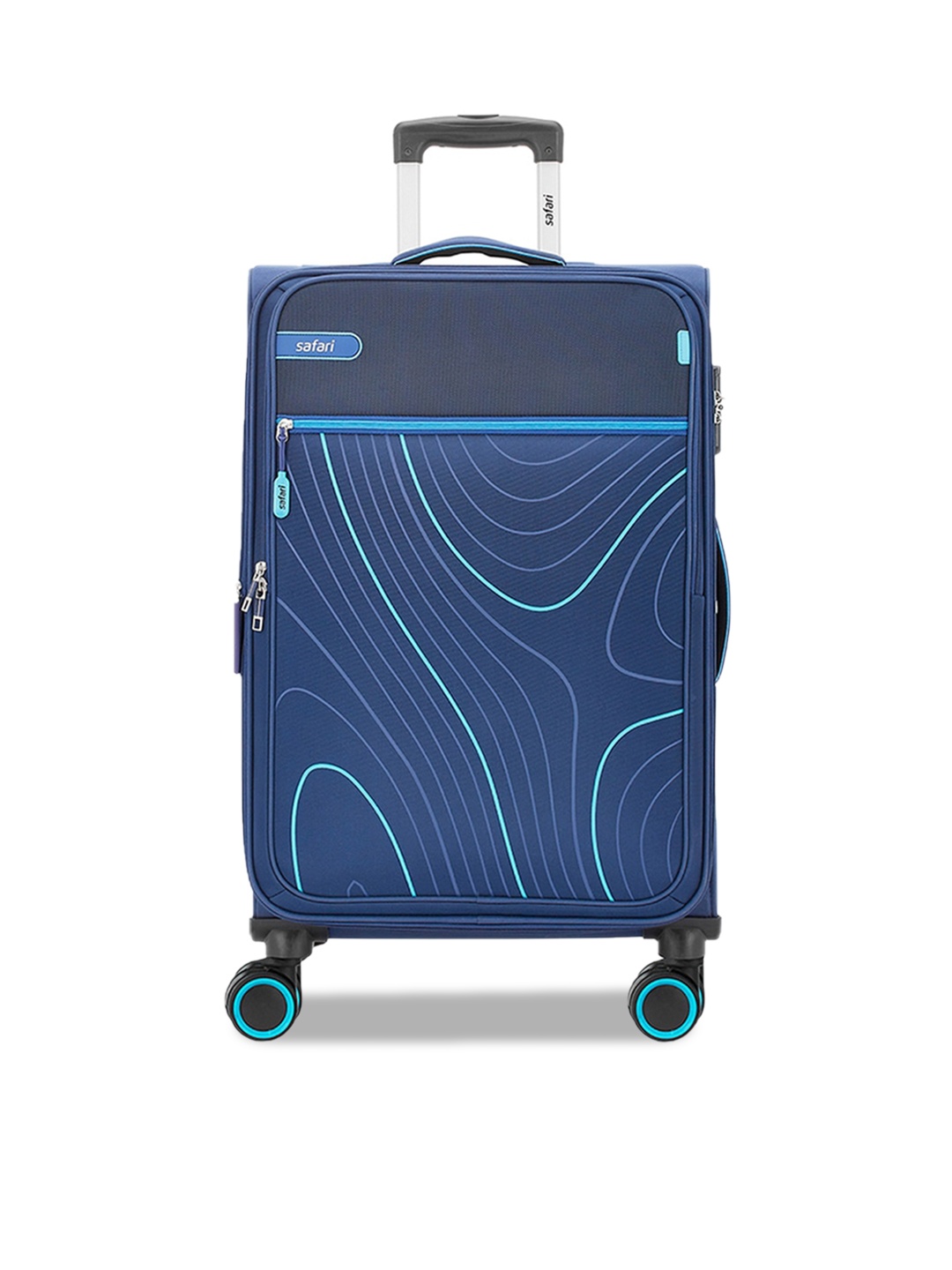 

Safari Contour Polyester Large Soft Trolley Bag - 75cm, Blue