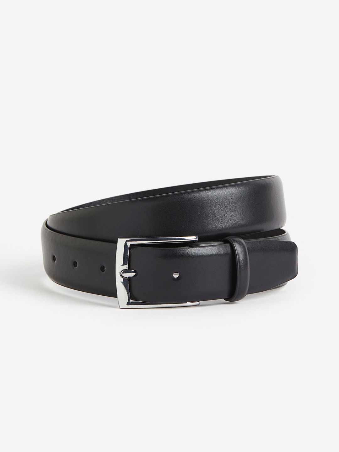 

H&M Men Leather Belt, Black