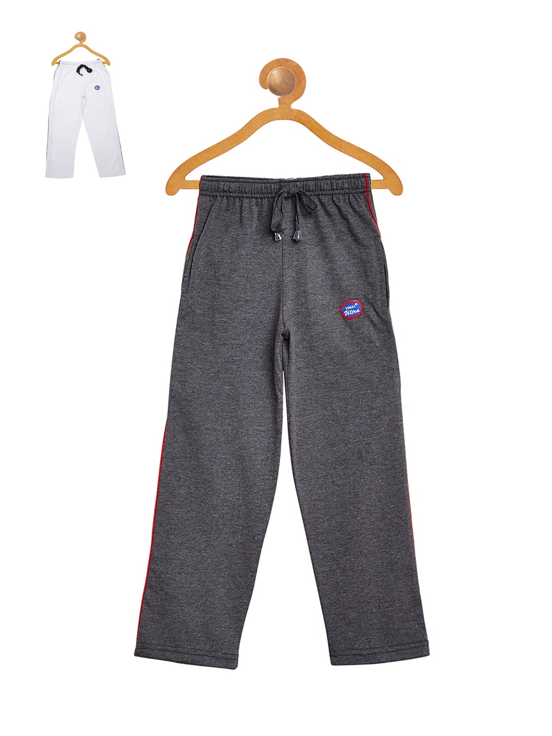 

VIMAL Boys Pack of 2 Slim Fit Track Pants, Grey