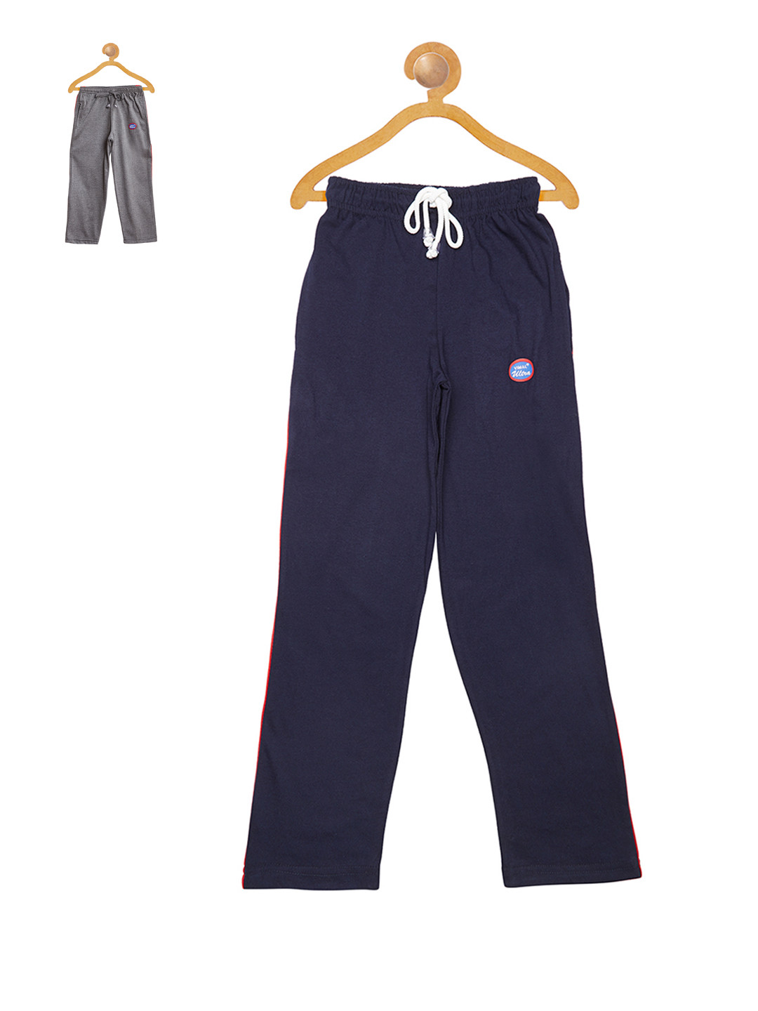 

VIMAL Boys Pack of 2 Slim Fit Track Pants, Navy blue