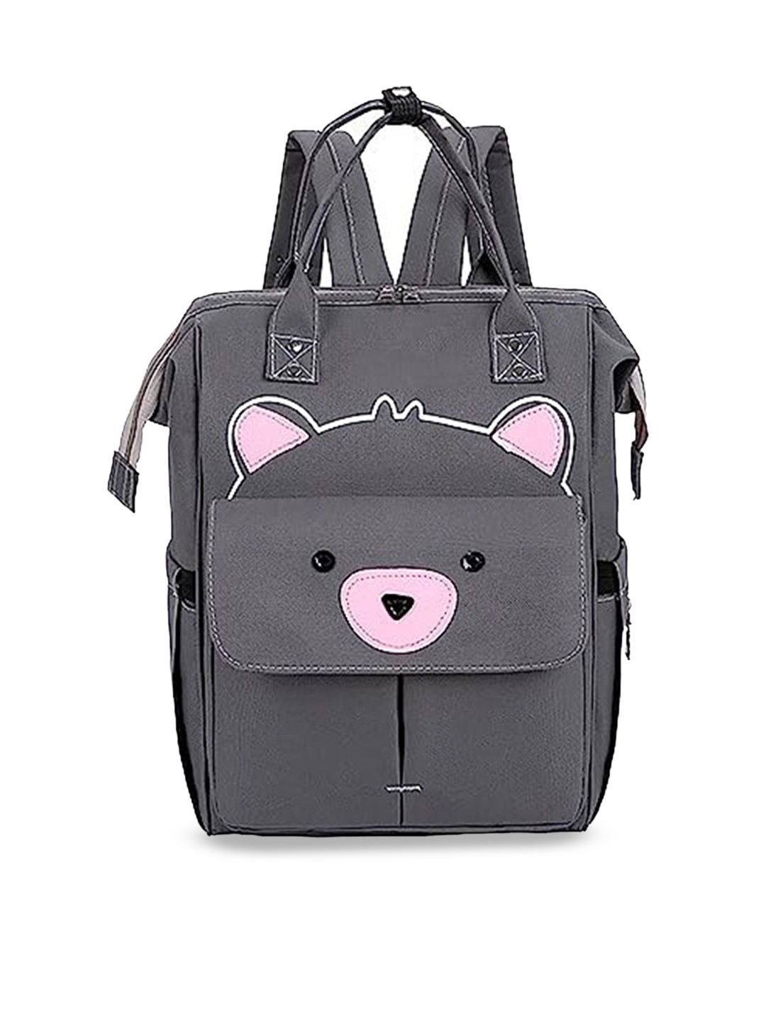 

HOUSE OF QUIRK Printed Lightweight Diaper Backpack, Grey