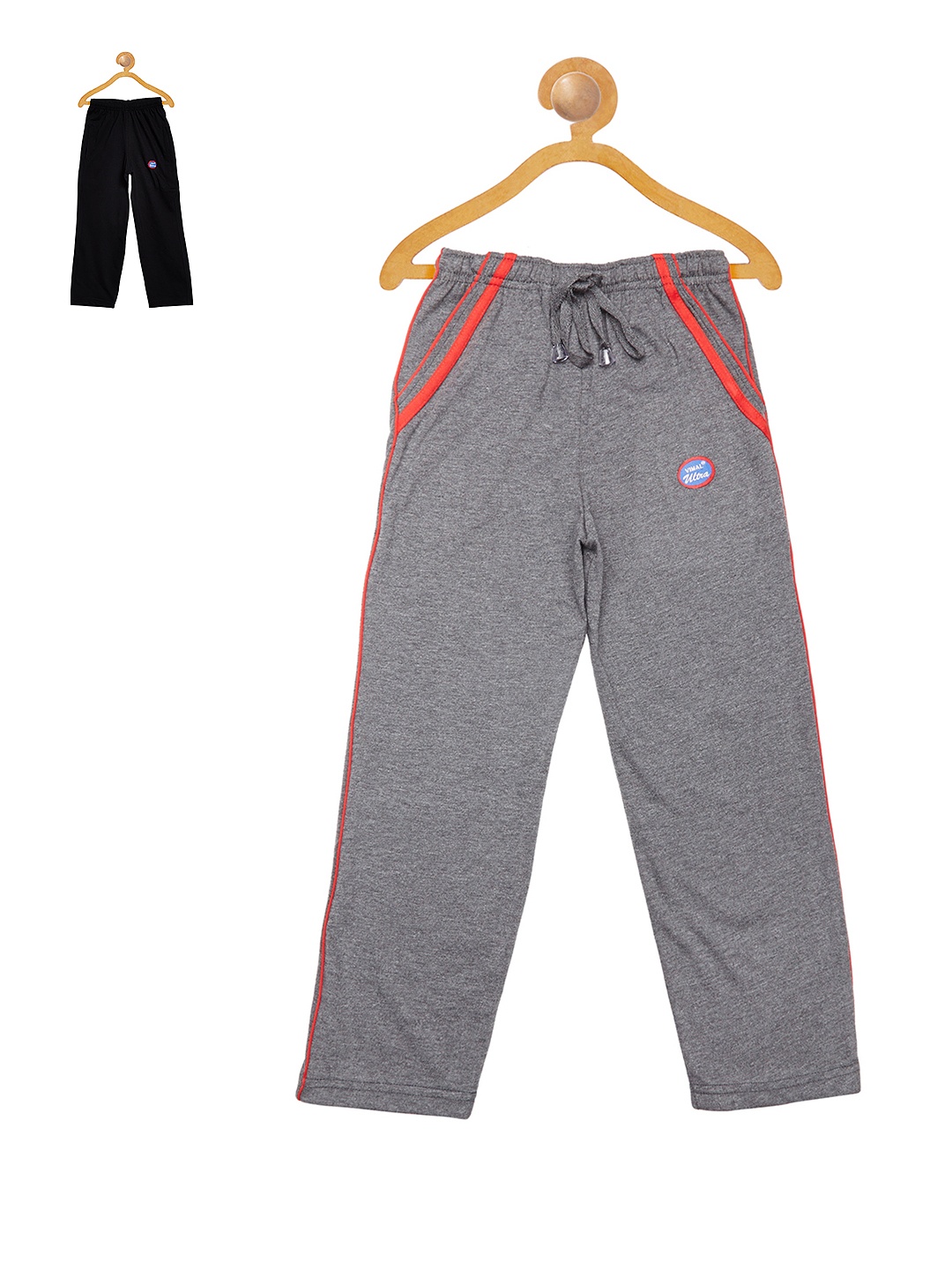 

VIMAL Boys Pack of 2 Slim Fit Track Pants, Grey
