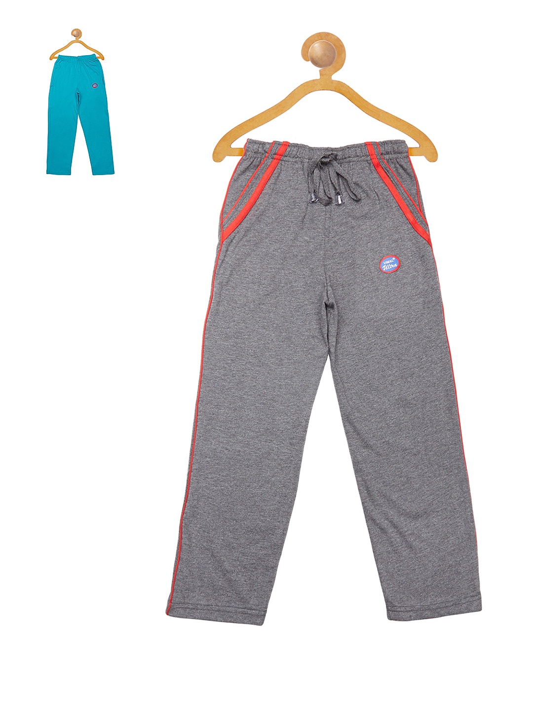 

VIMAL Boys Pack of 2 Slim Fit Track Pants, Grey