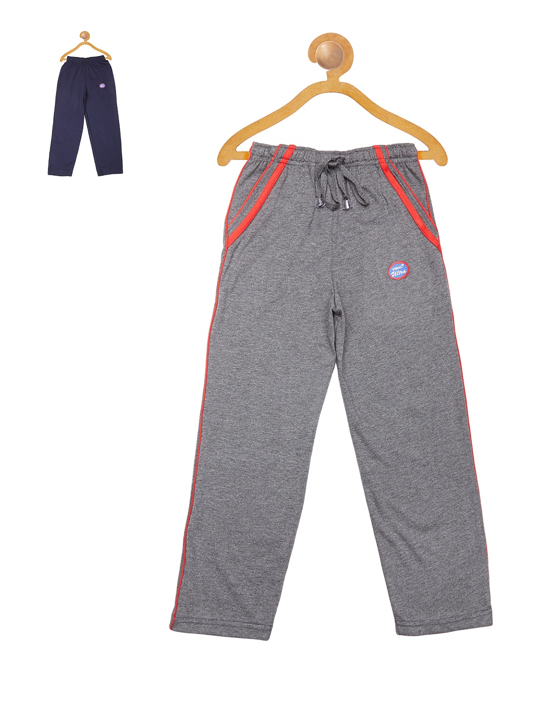 

VIMAL Boys Pack of 2 Slim Fit Track Pants, Grey