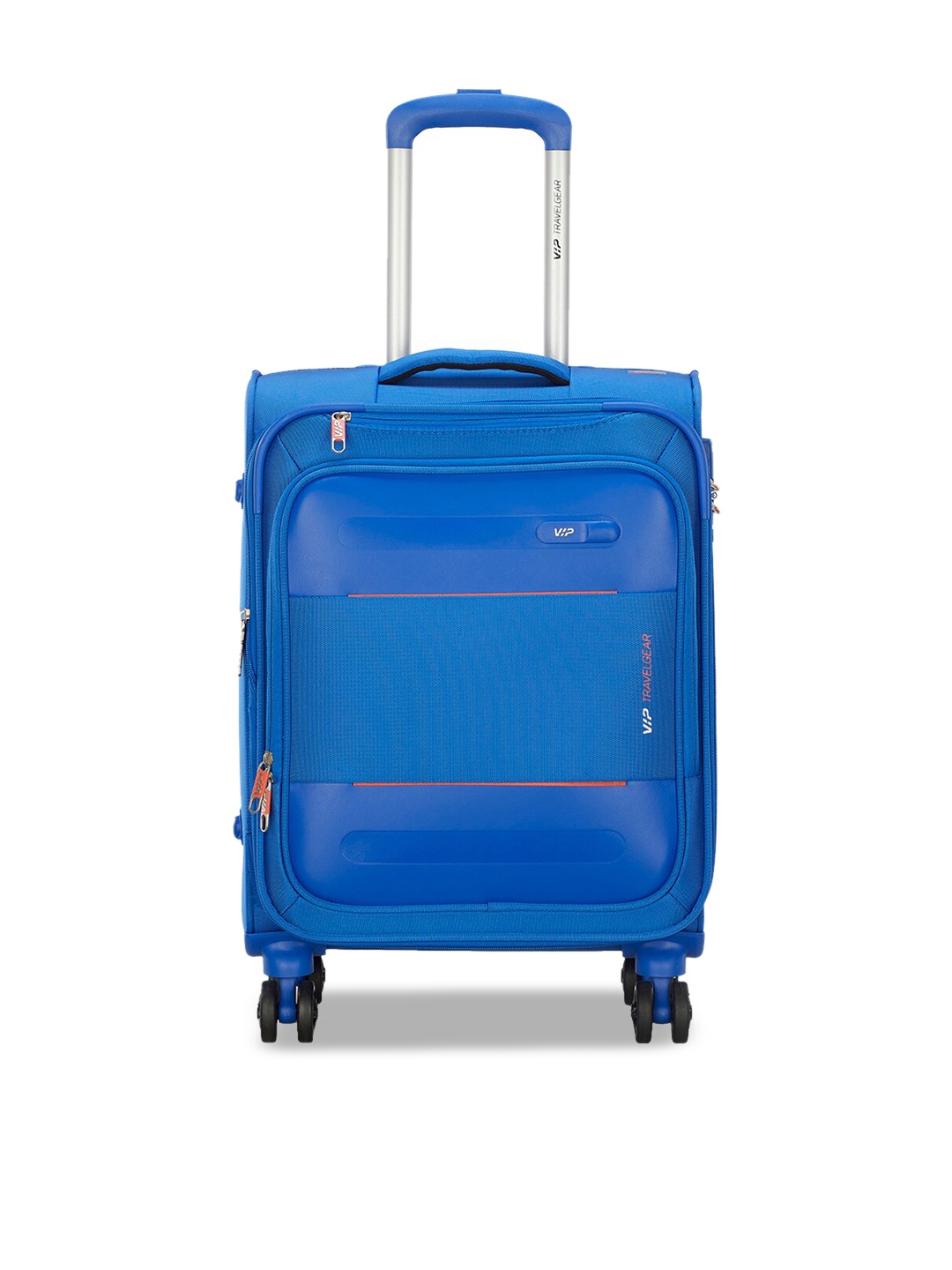 

VIP COMO STR EXP 8W 54 Soft-Sided Small Trolley Suitcase, Blue