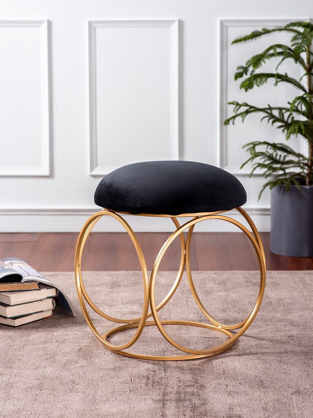 

nestroots Black Metal Legs Ottomans