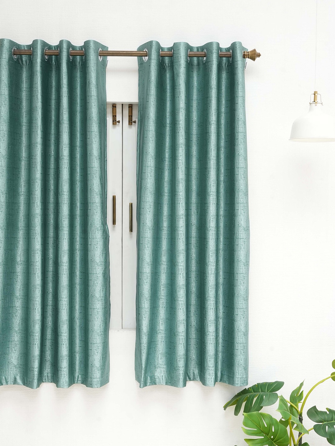 

Ariana Turquoise Blue Room Darkening Window Curtain