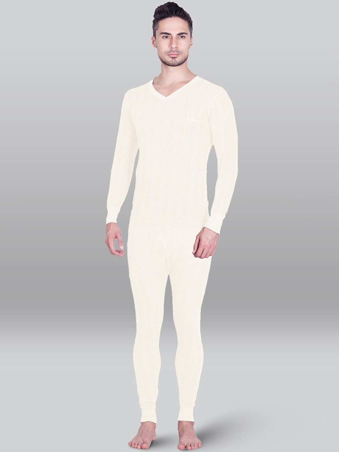 

INFERNO Pack of 2 Long Sleeves Cotton Thermal Set, White