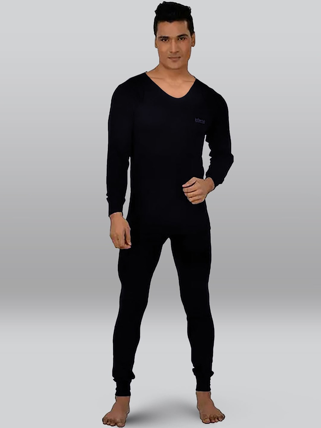 

INFERNO Long Sleeves Cotton Thermal Set, Blue
