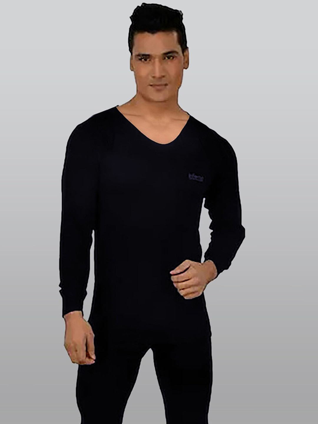 

INFERNO Cotton Thermal Tops, Navy blue