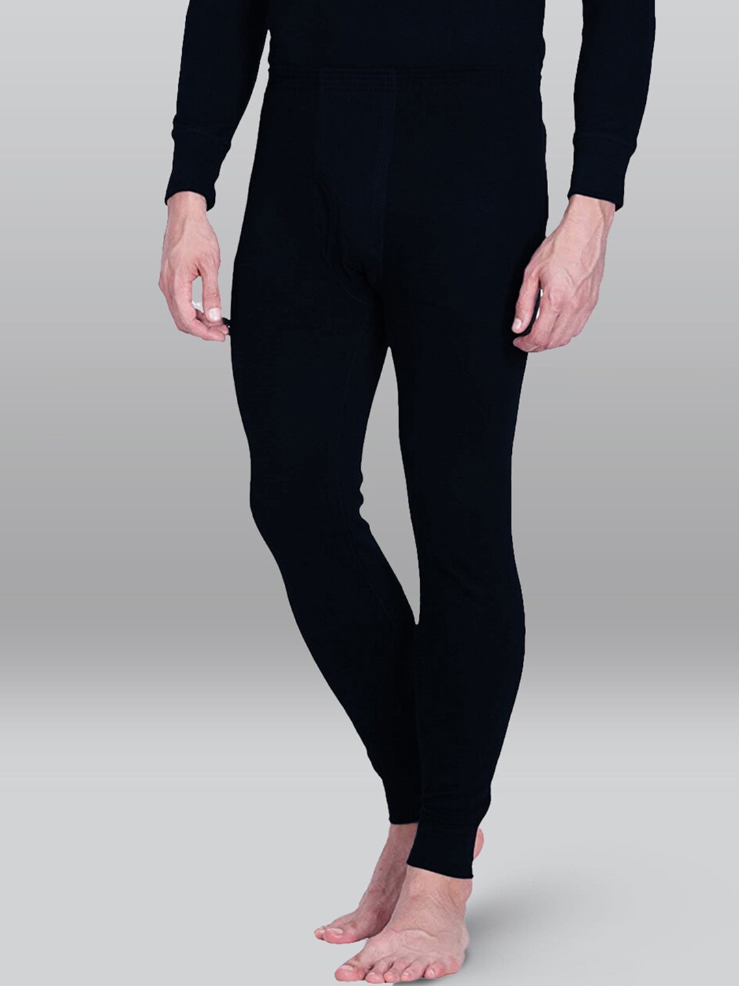 

INFERNO Men Cotton Thermal Trousers, Black