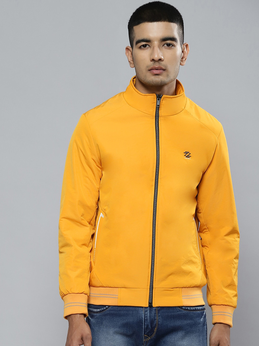 

Fort Collins Stand Collar Puffer Jacket, Mustard