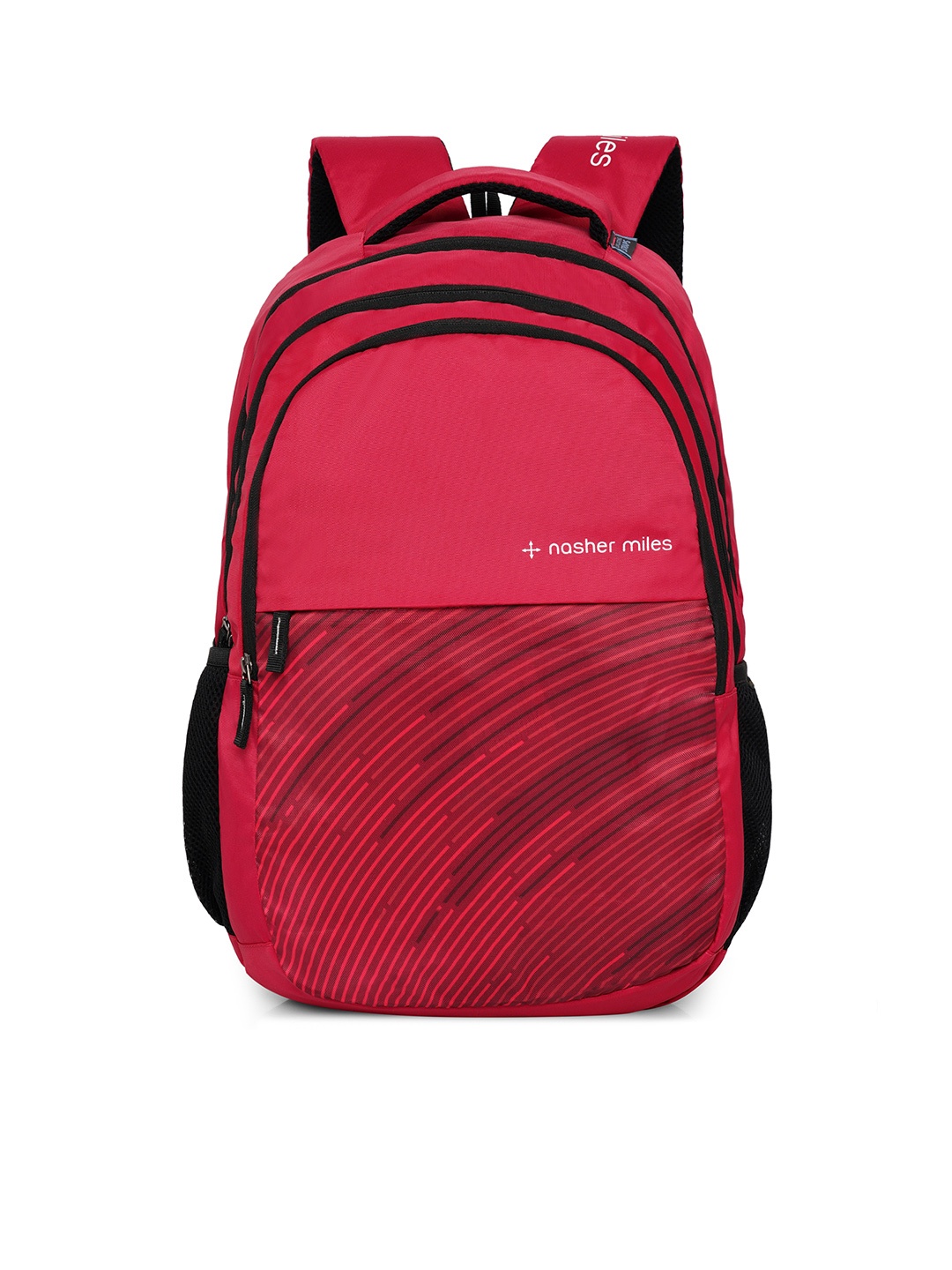

Nasher Miles Unisex Graphic Water Resistant Backpack, Red