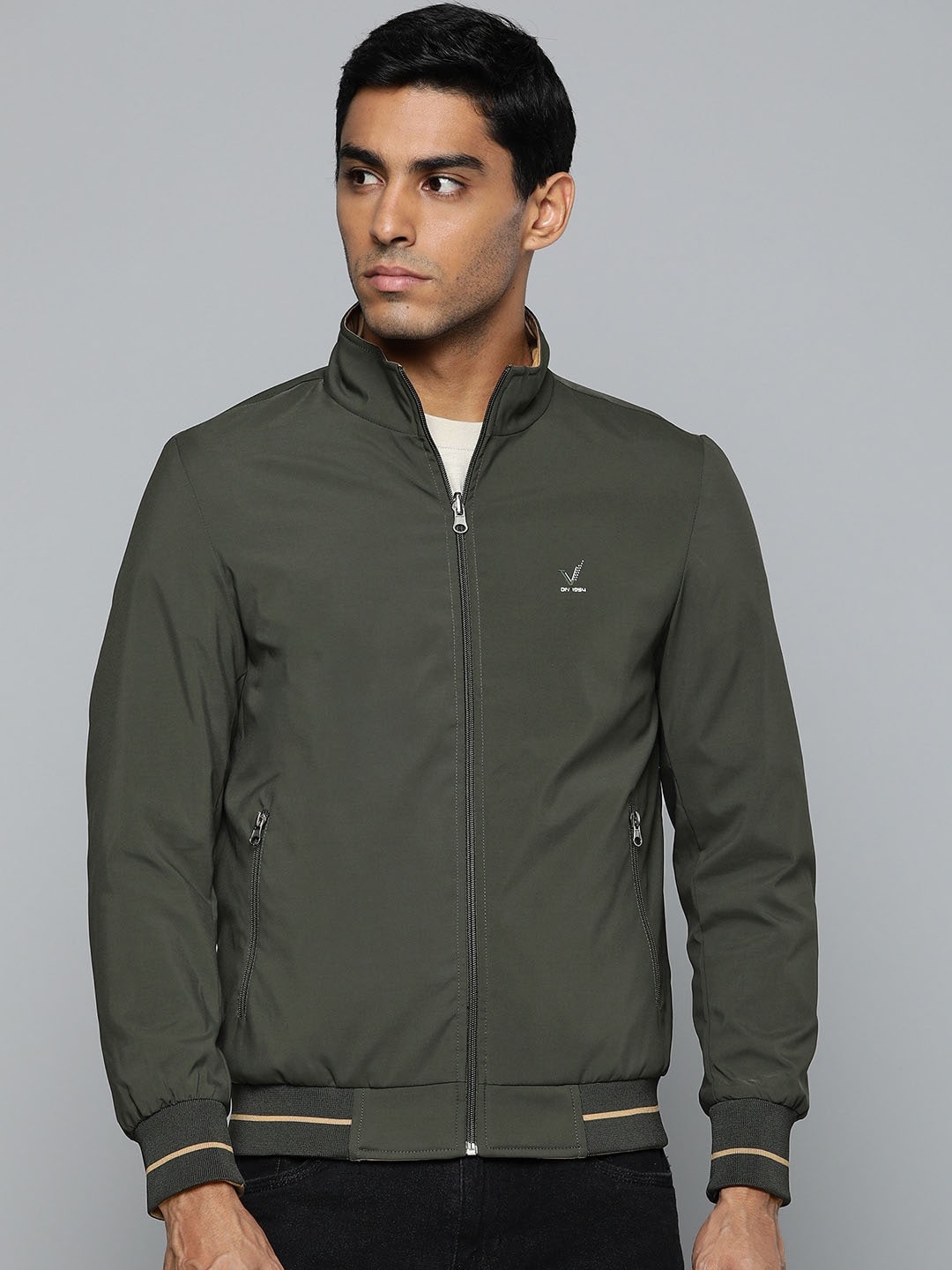

Fort Collins Mock Collar Bomber Jacket, Olive
