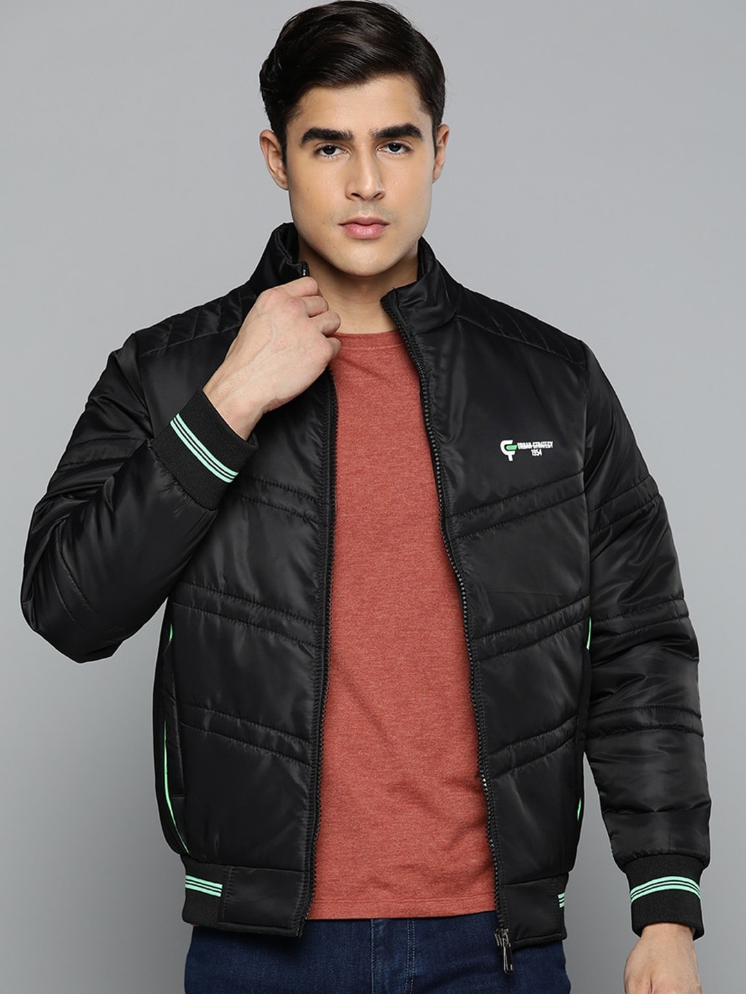 

Fort Collins Stand Collar Lightweight Padded Jacket, Black