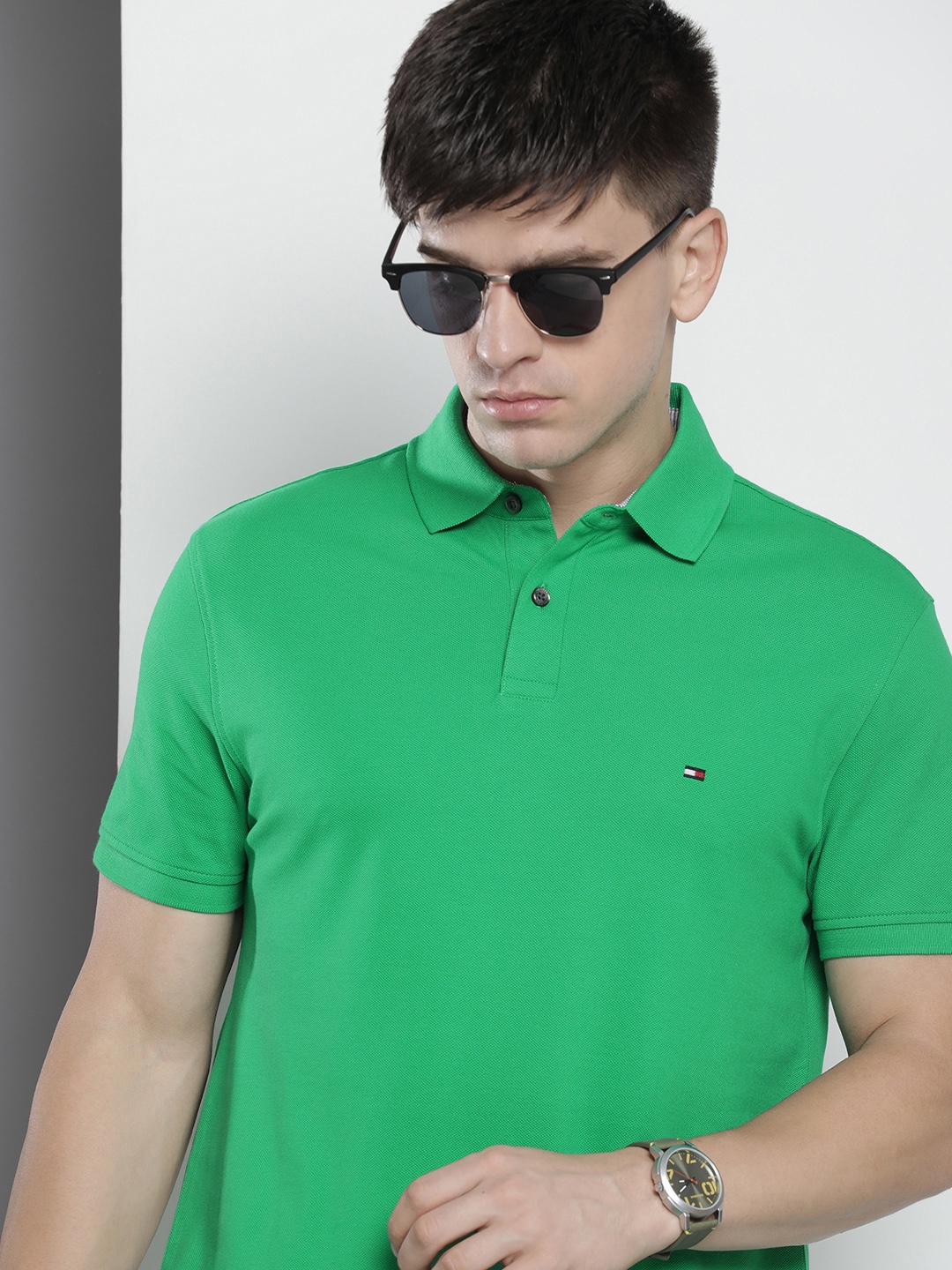 

Tommy Hilfiger Polo Collar T-shirt, Green
