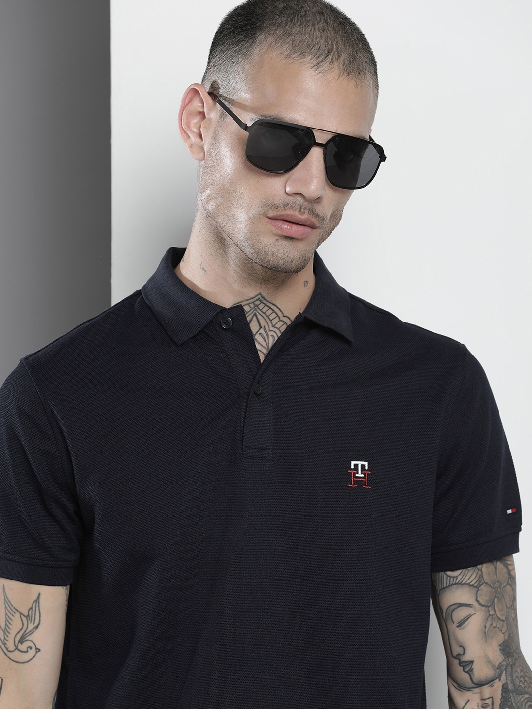 

Tommy Hilfiger Polo Collar T-shirt, Navy blue