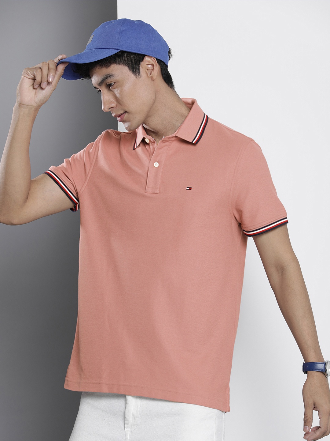 

Tommy Hilfiger Polo Collar T-shirt, Mauve