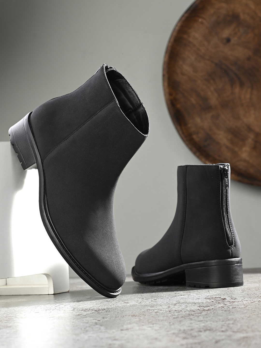

El Paso Women Heeled Mid-Top Regular Boots, Black