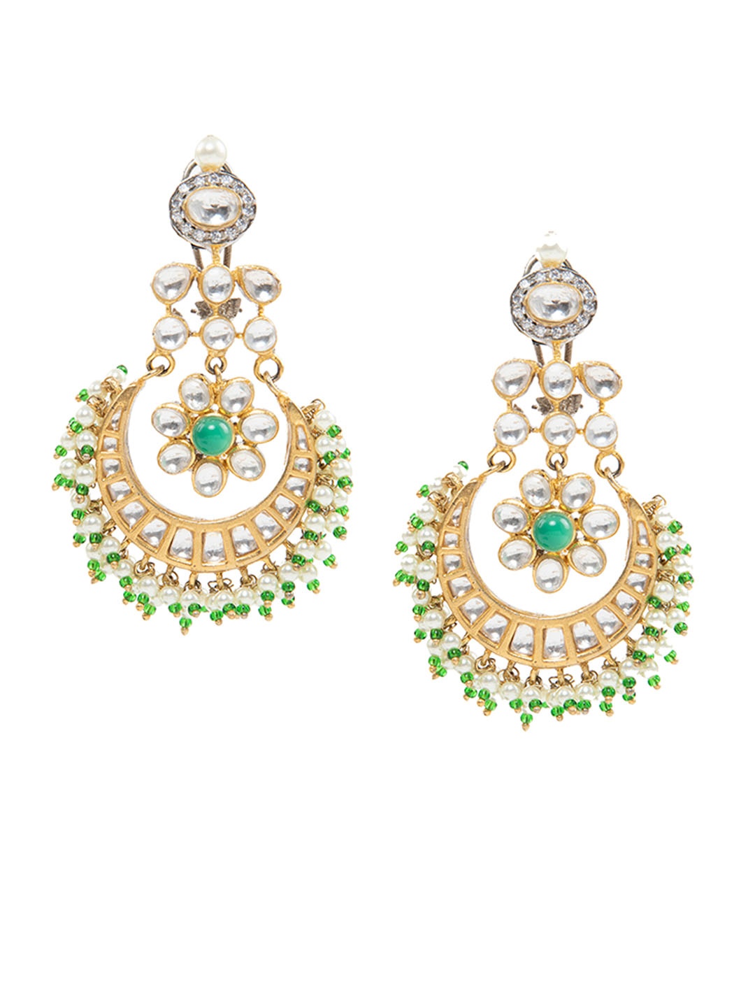 

AURAA TRENDS Gold-Plated Classic Chandbalis