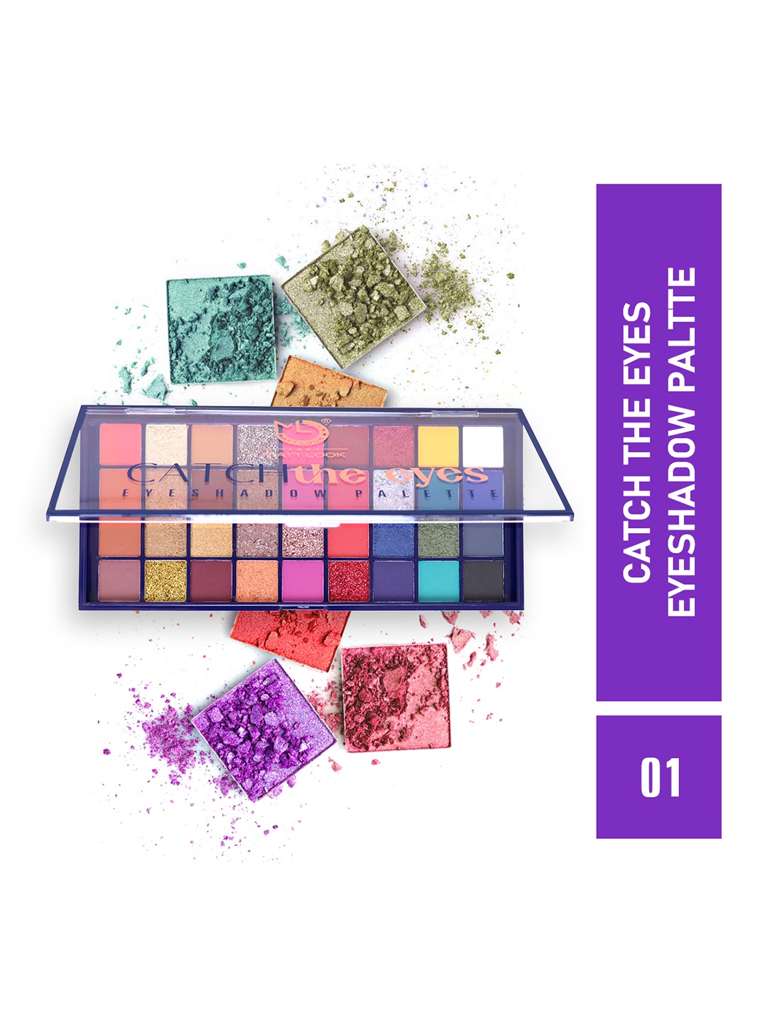 

MATTLOOK 23 Shades Spotlight Makeup Palette 35g - Pink Sugar, Multi