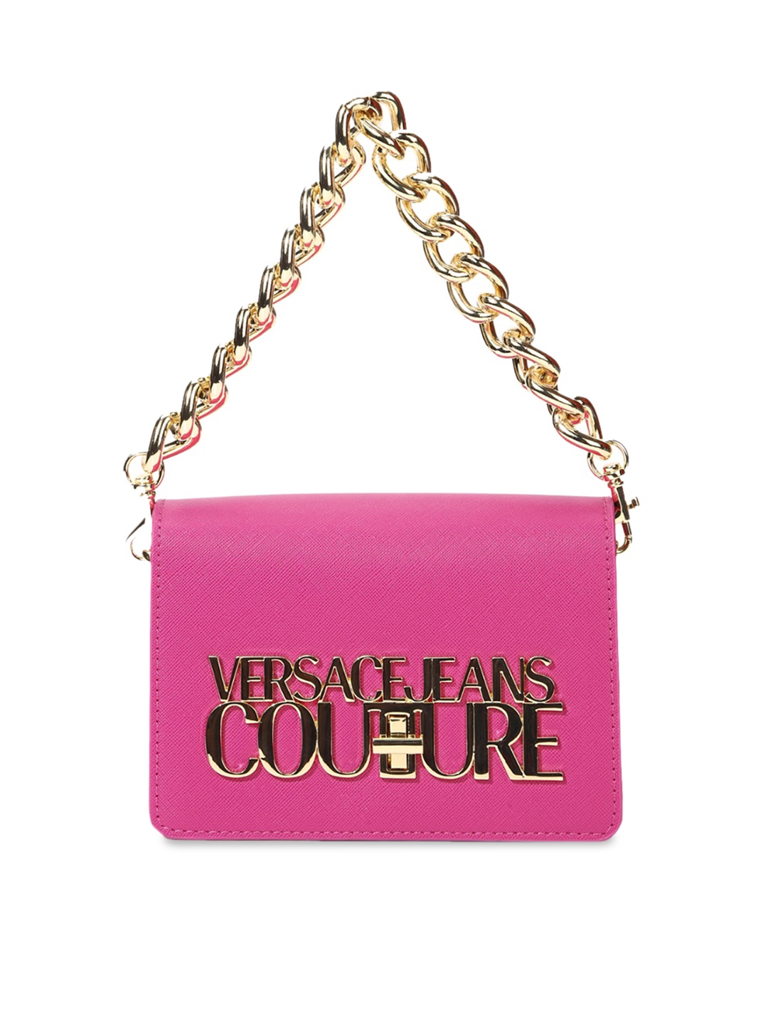 

Versace Jeans Couture Structured Sling Bag, Fuchsia