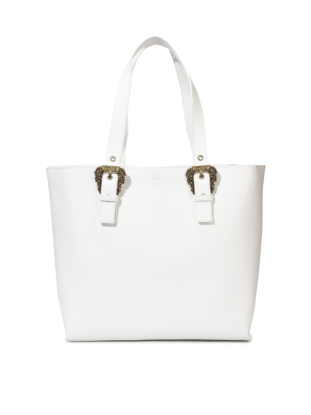 

Versace Jeans Couture Structured Tote Bag, White