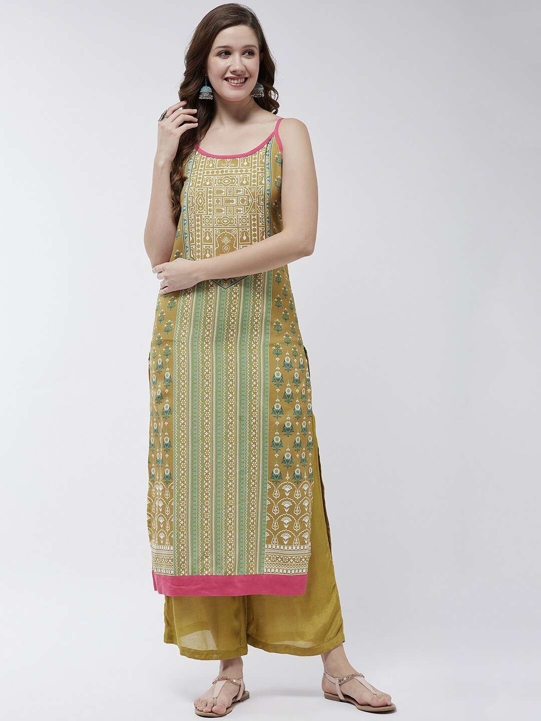 

Pannkh Ethnic Motifs Printed Kurta, Multi