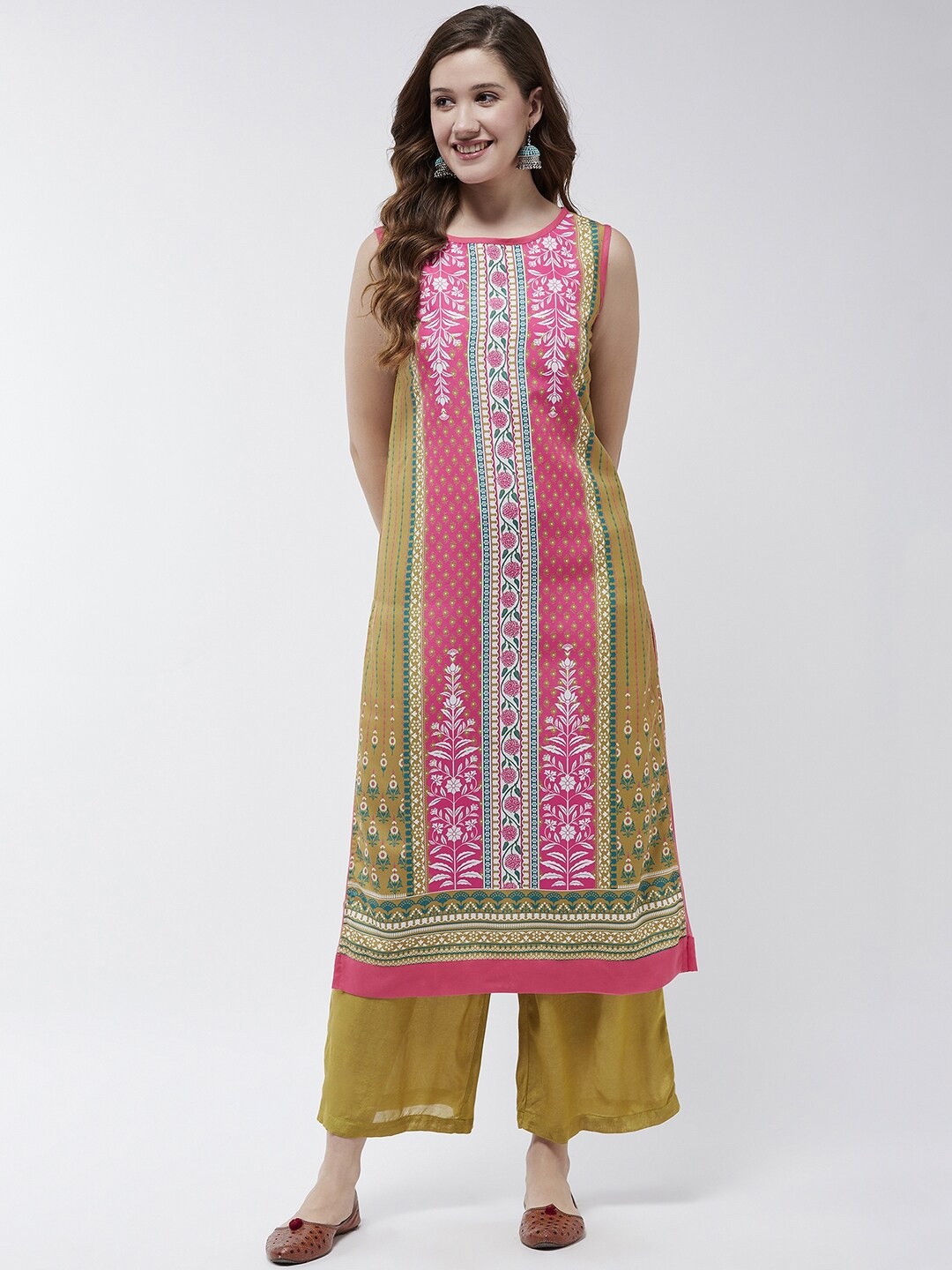 

Pannkh Ethnic Motifs Printed Kurta, Multi