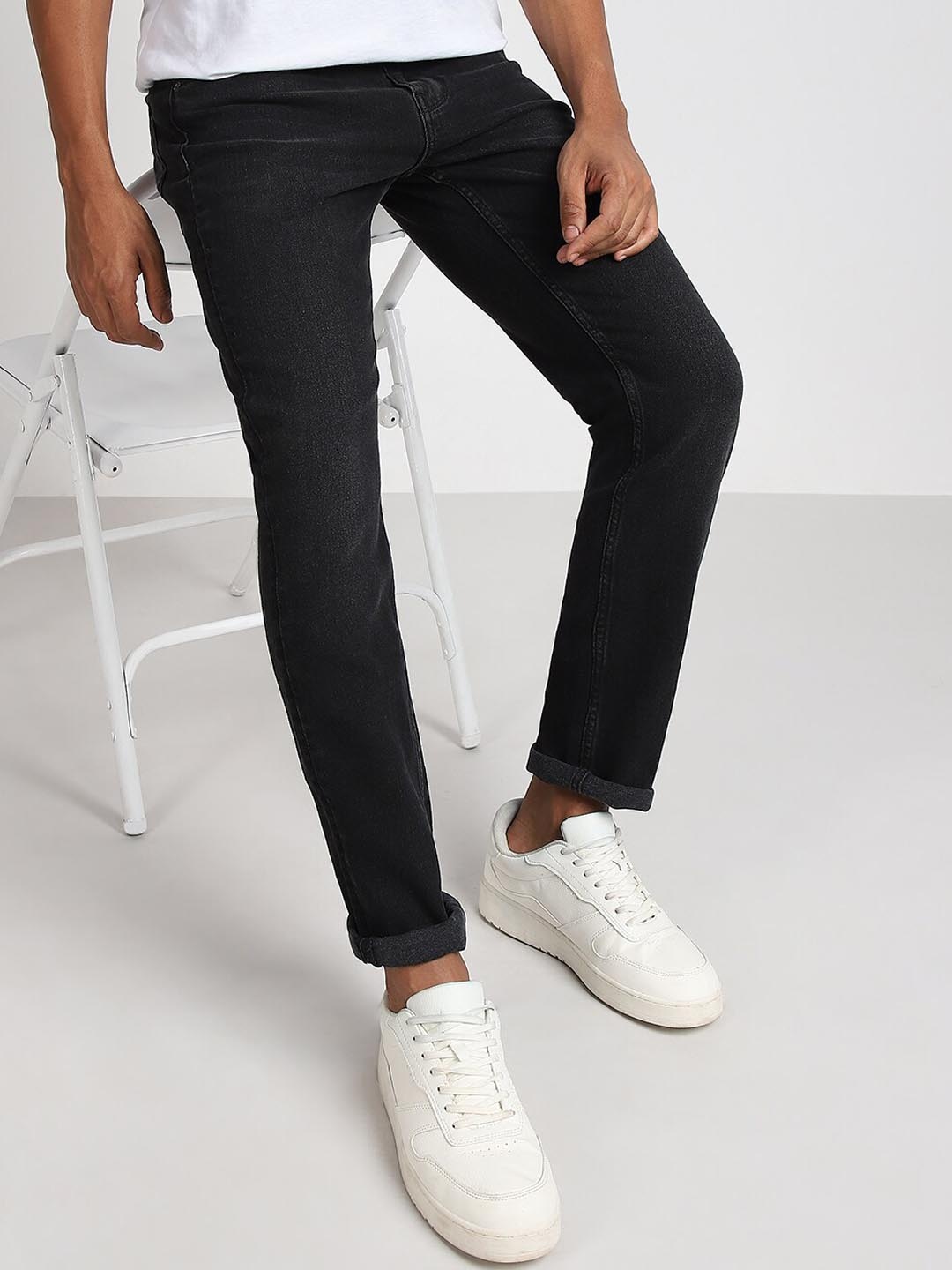 

Lee Travis Men Slim Fit Stretchable Jeans, Black