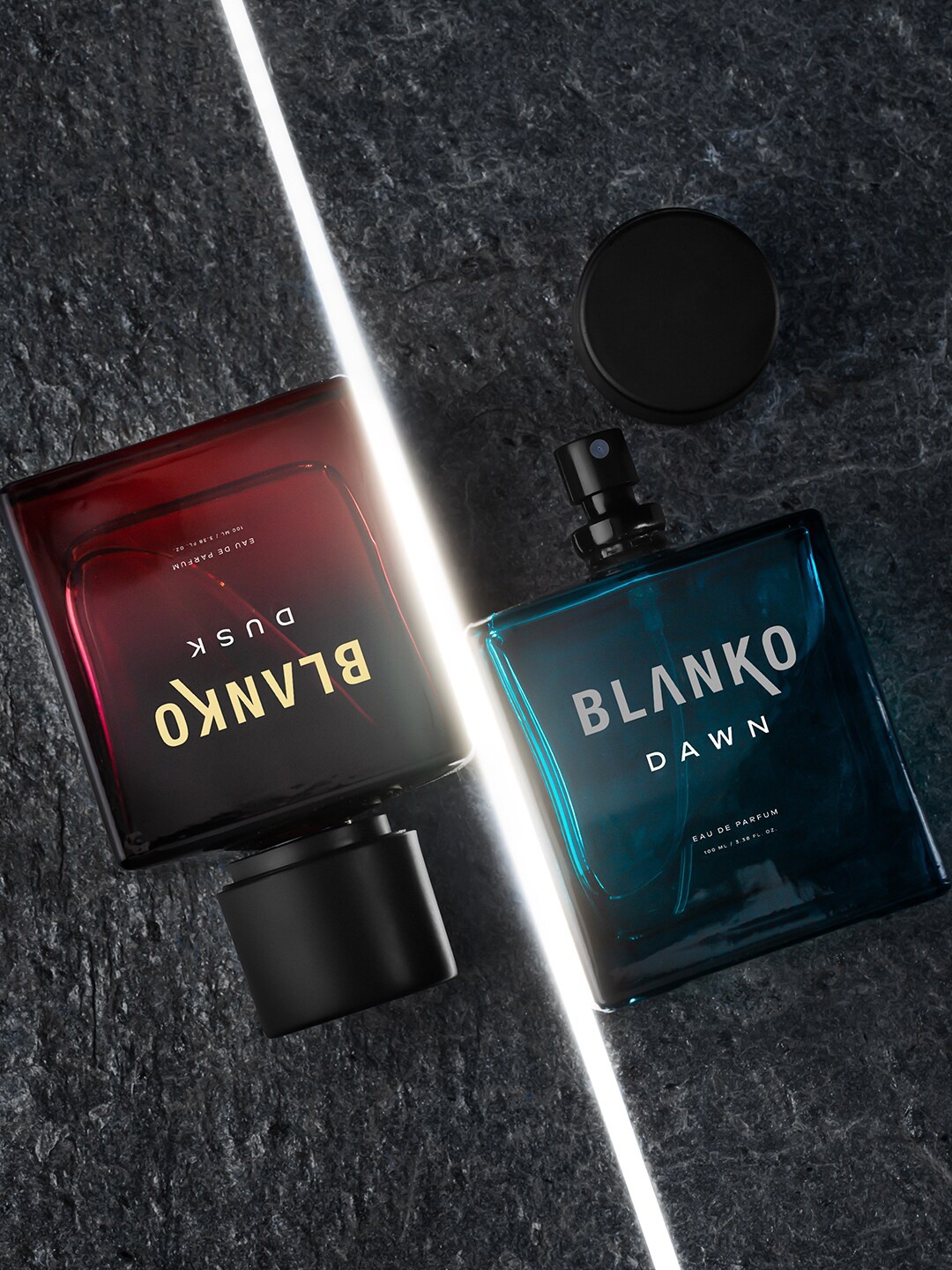 

BLANKO Men Set Of 2 Eau De Parfums - Dawn & Dusk - 100ml Each, Red