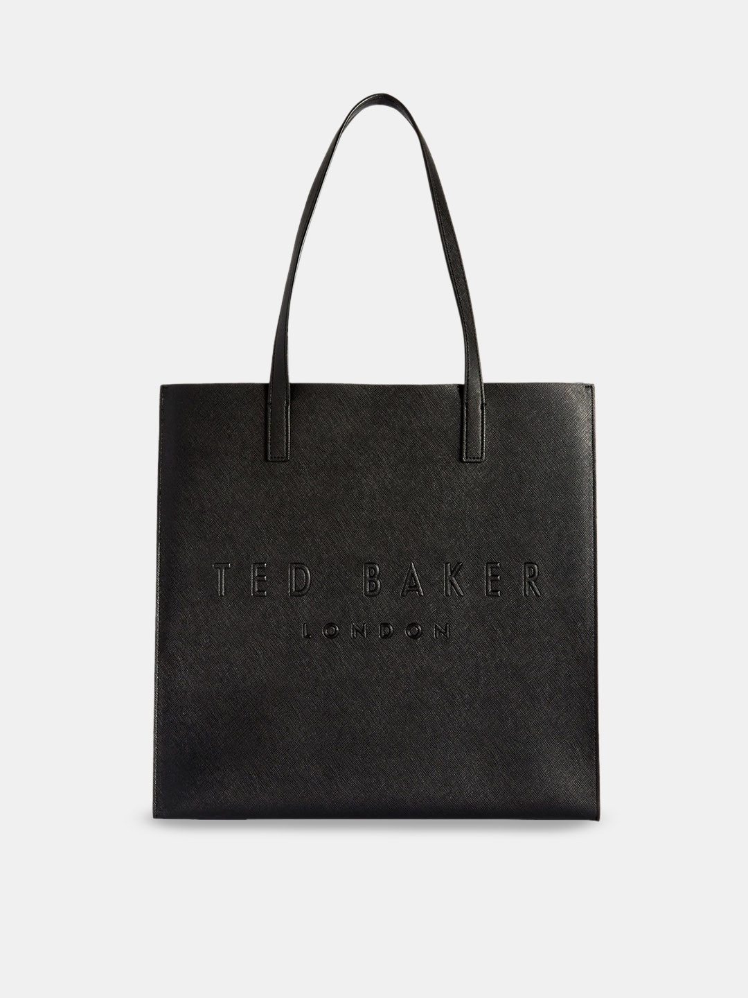

Ted Baker Typography Oversized Shopper Tote Bag, Black