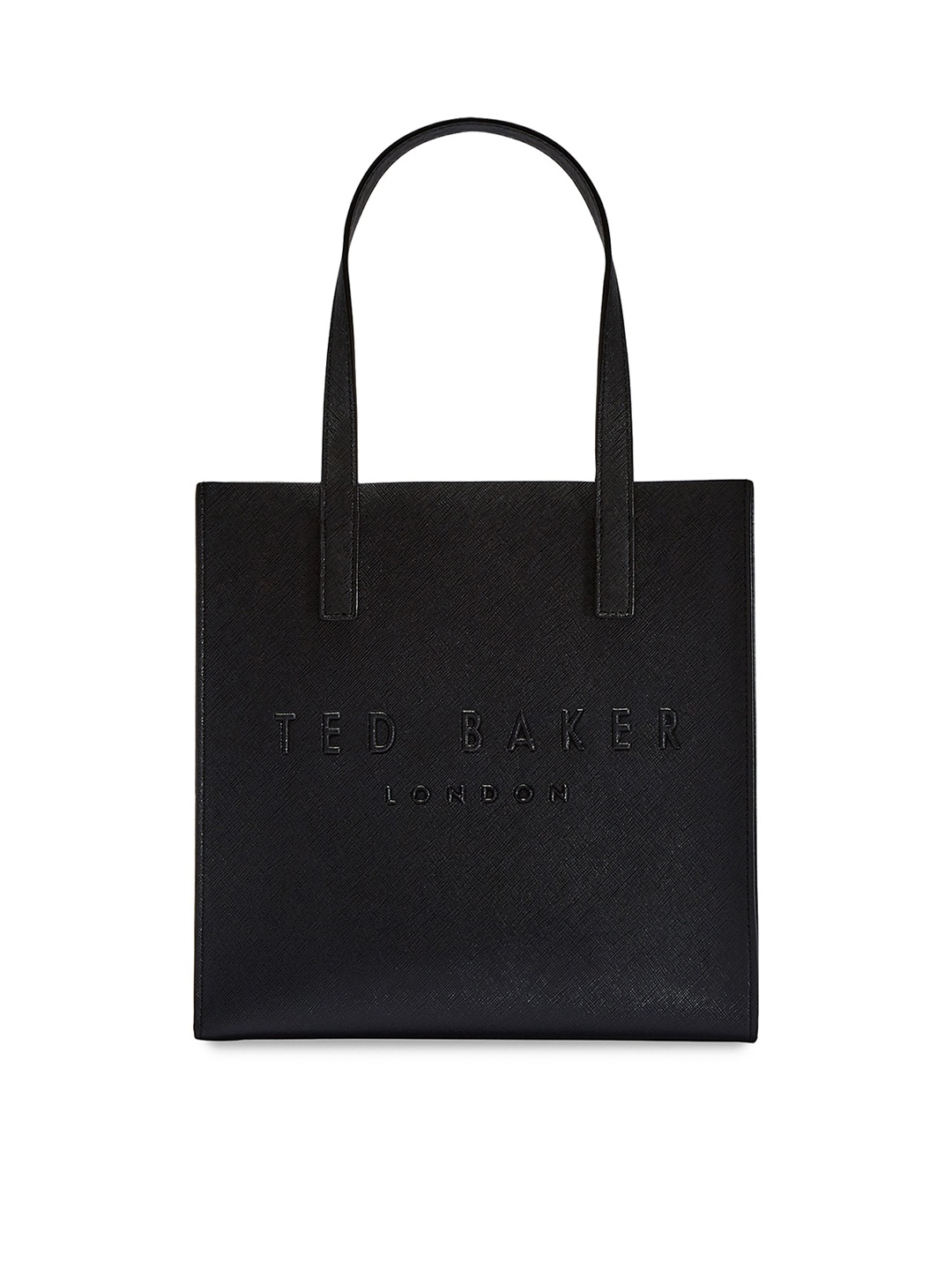 

Ted Baker Oversized Shopper Crosshatch Tote Bag, Black