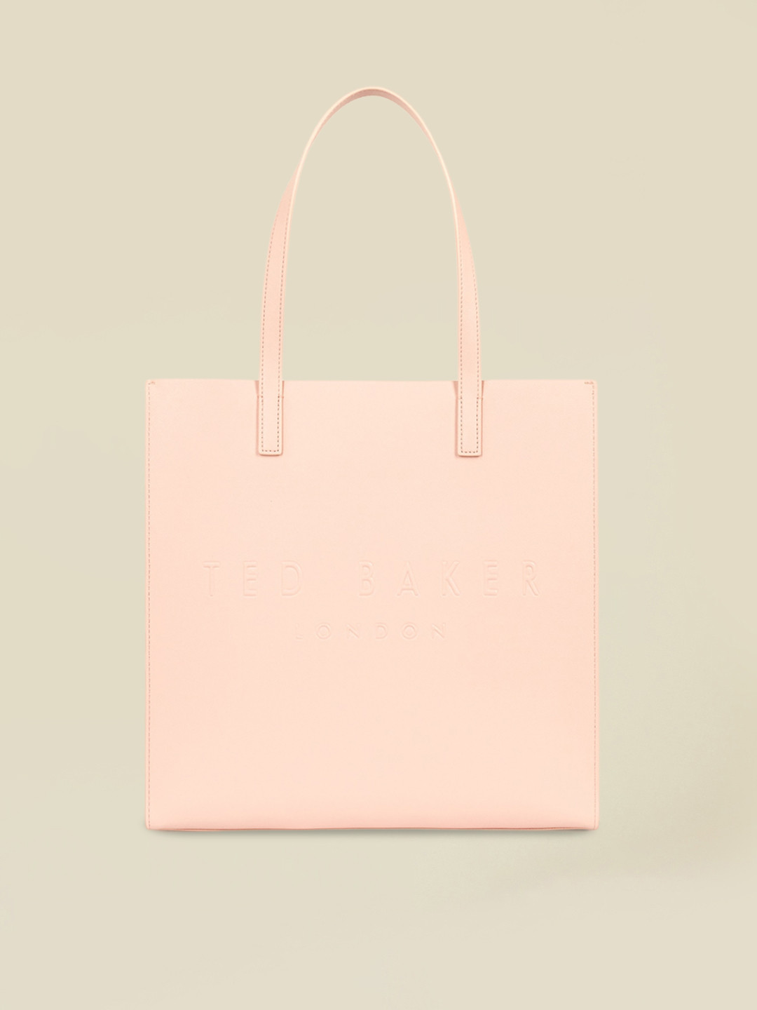

Ted Baker Oversized Shopper Crosshatch Tote Bag, Pink