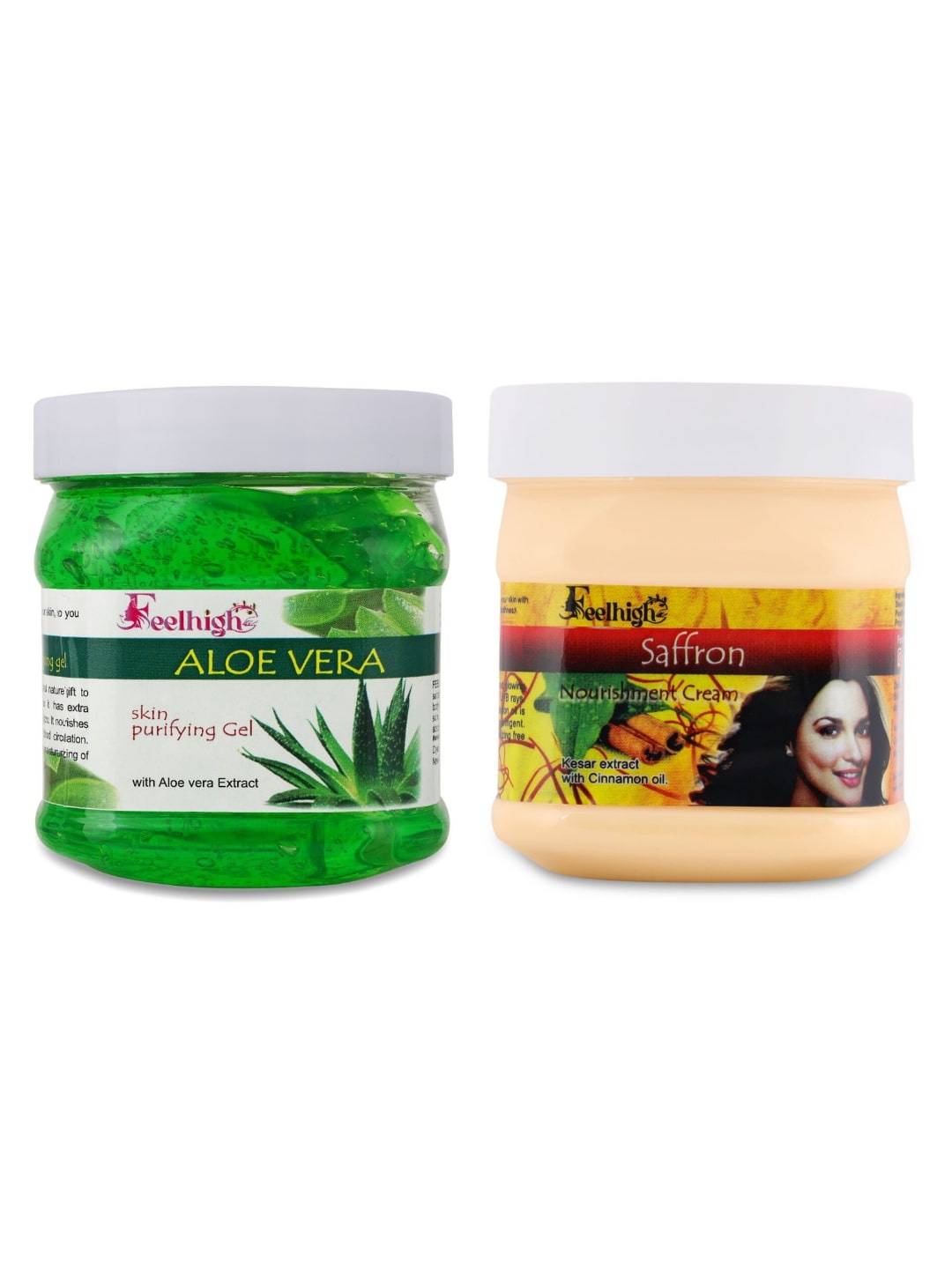 

FEELHIGH Aloe Vera Gel & Saffron Cream, Multi