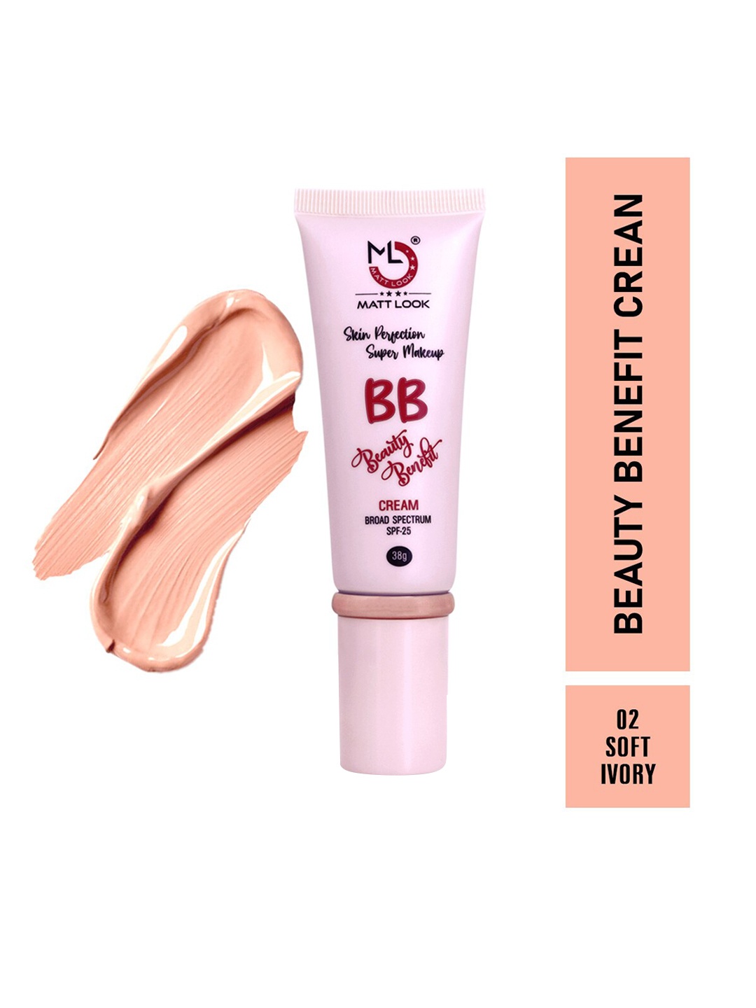 

MATTLOOK BB Makeup Cream - 02 - Soft Ivory, Pink