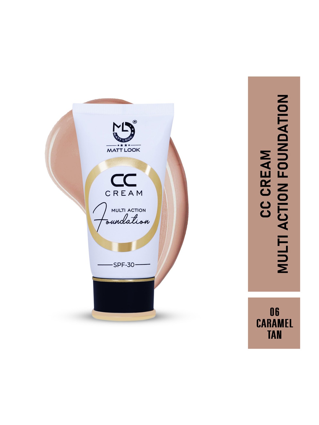 

MATTLOOK CC Cream Multi Action Foundation - Caramel Tan, Beige