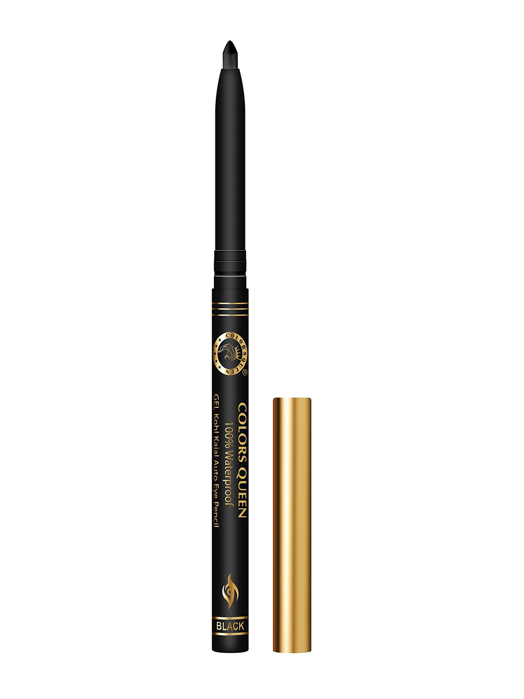 

Colors Queen HD Auto Gel Waterproof & Long Lasting Kajal - 10gm Black
