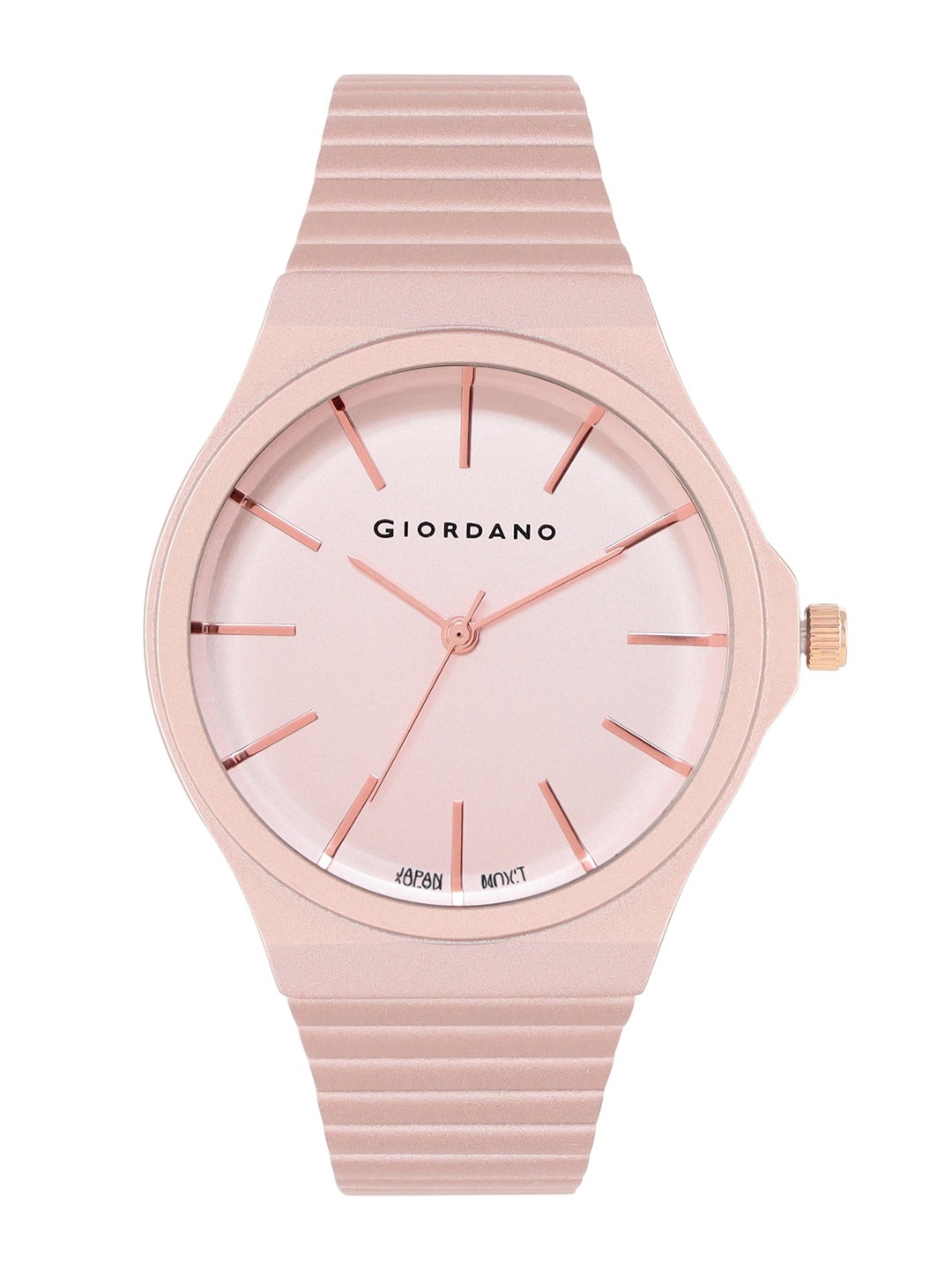 

GIORDANO Women Dial & Bracelet Style Straps Analogue Watch GZ-60058-33, Taupe