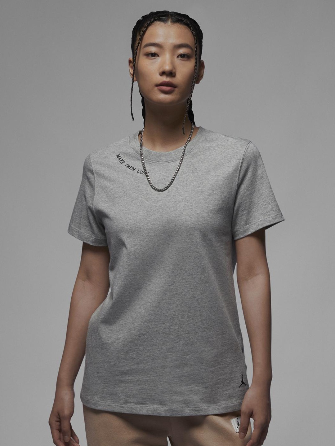 

Nike Women Jordan T-Shirt, Grey