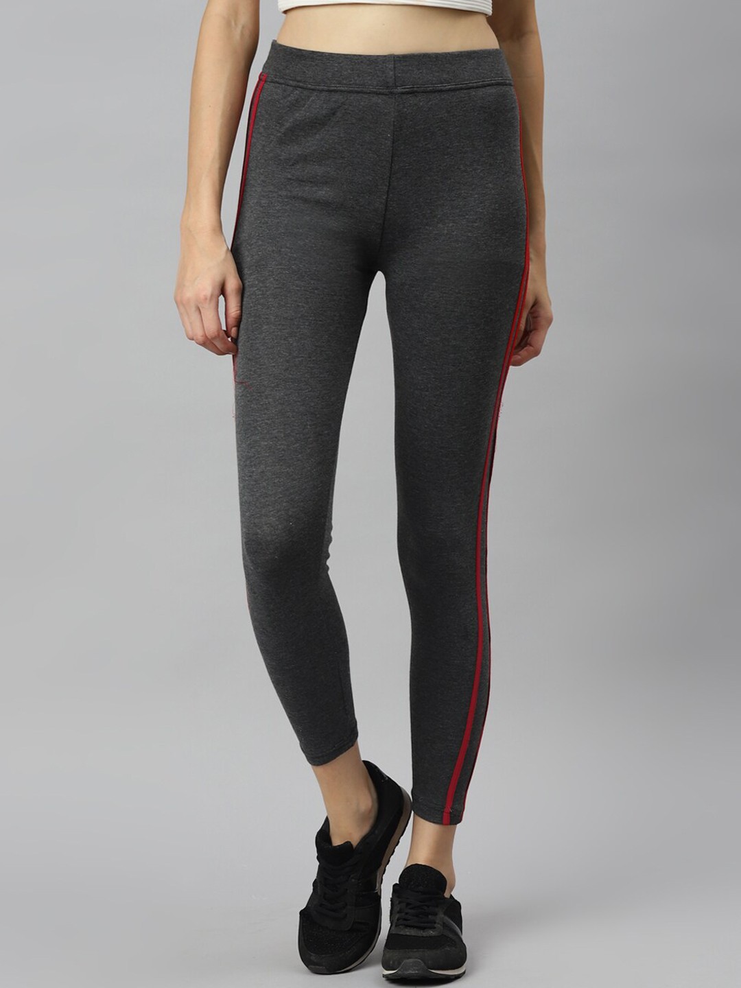 

BAESD Girls Striped Rapid-Dry Sports Track Pants, Grey