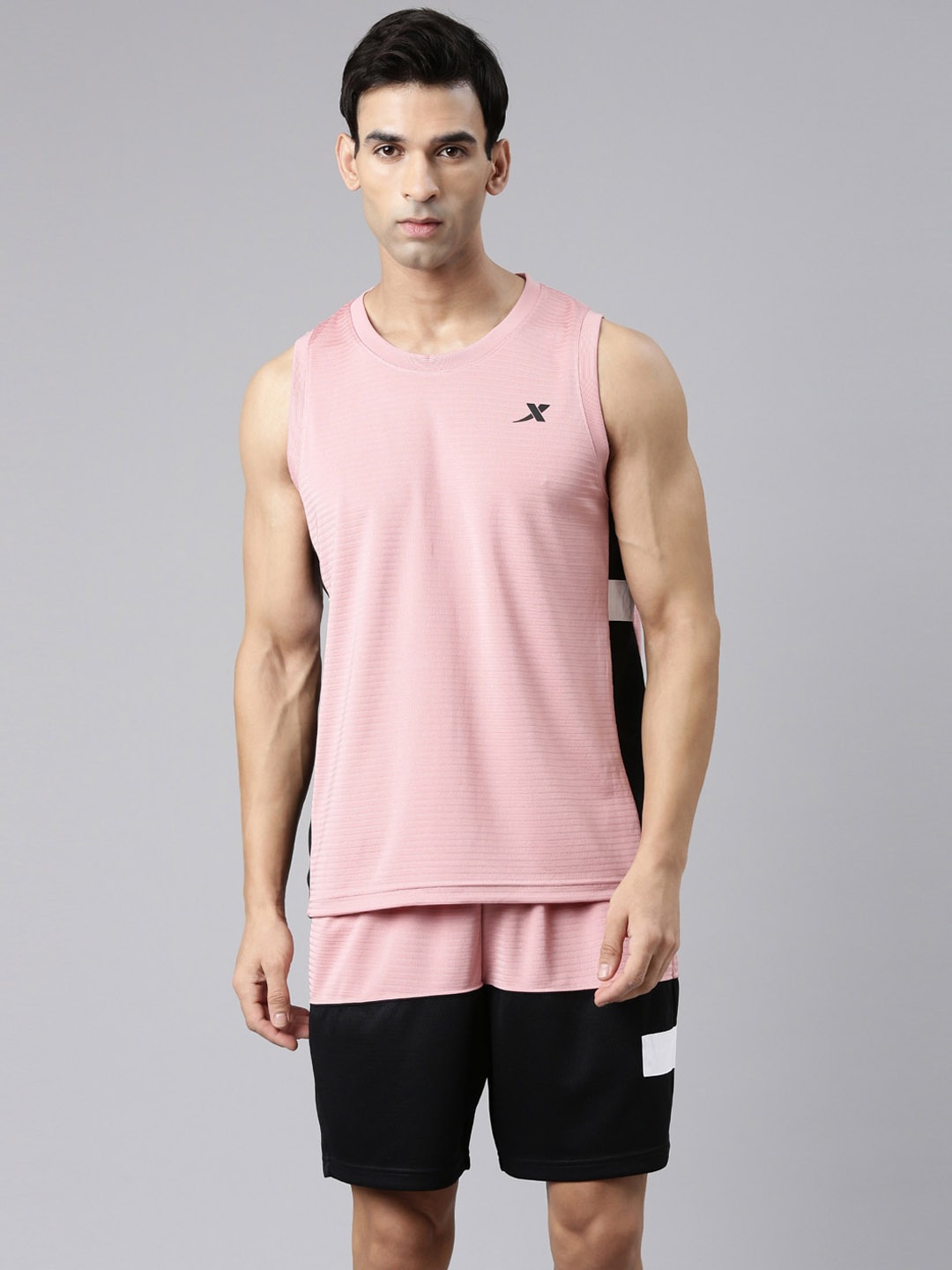 

Xtep Sleeveless T-Shirt With Shorts, Pink