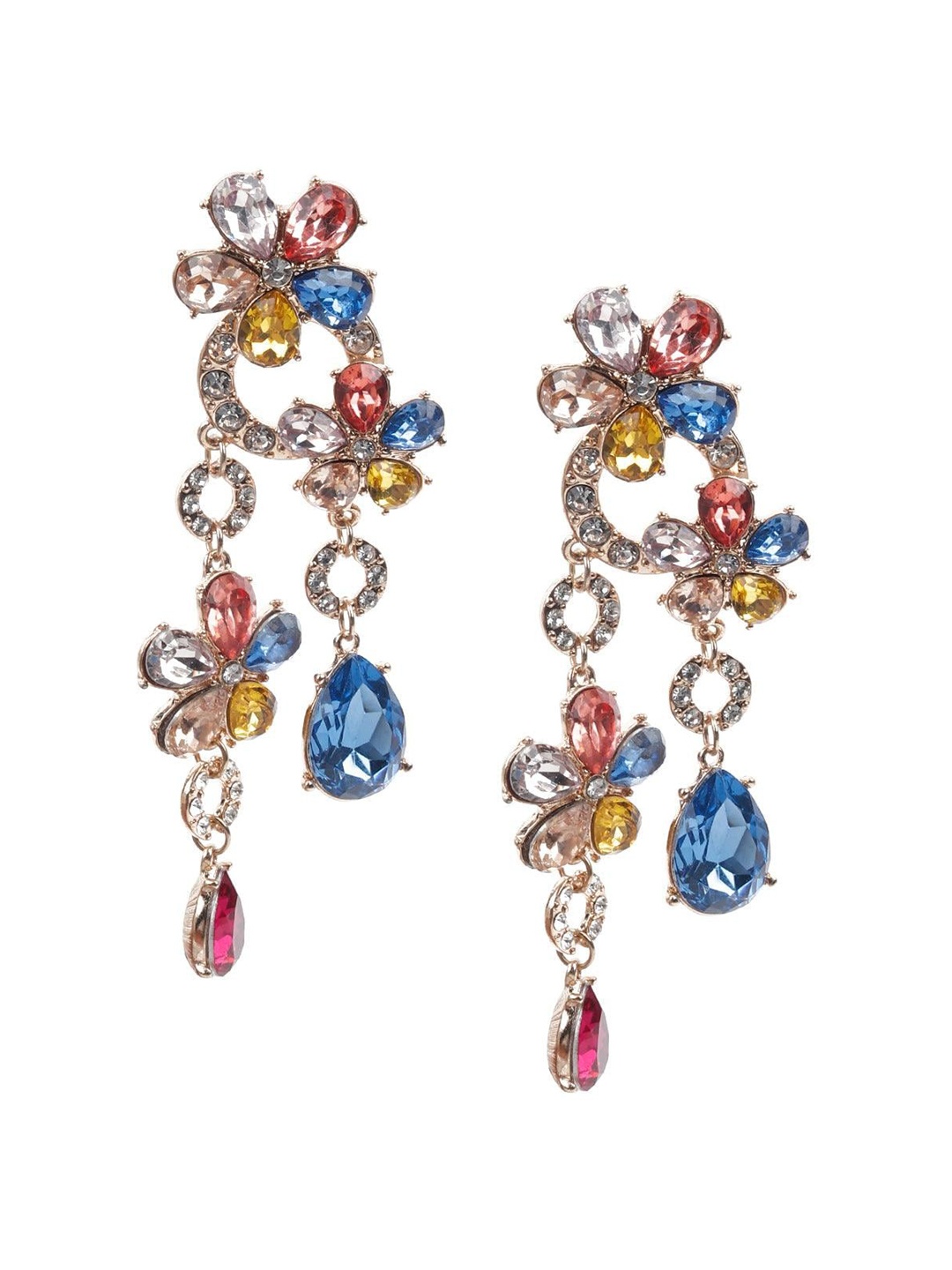 

ODETTE Contemporary Drop Earrings, Rose gold