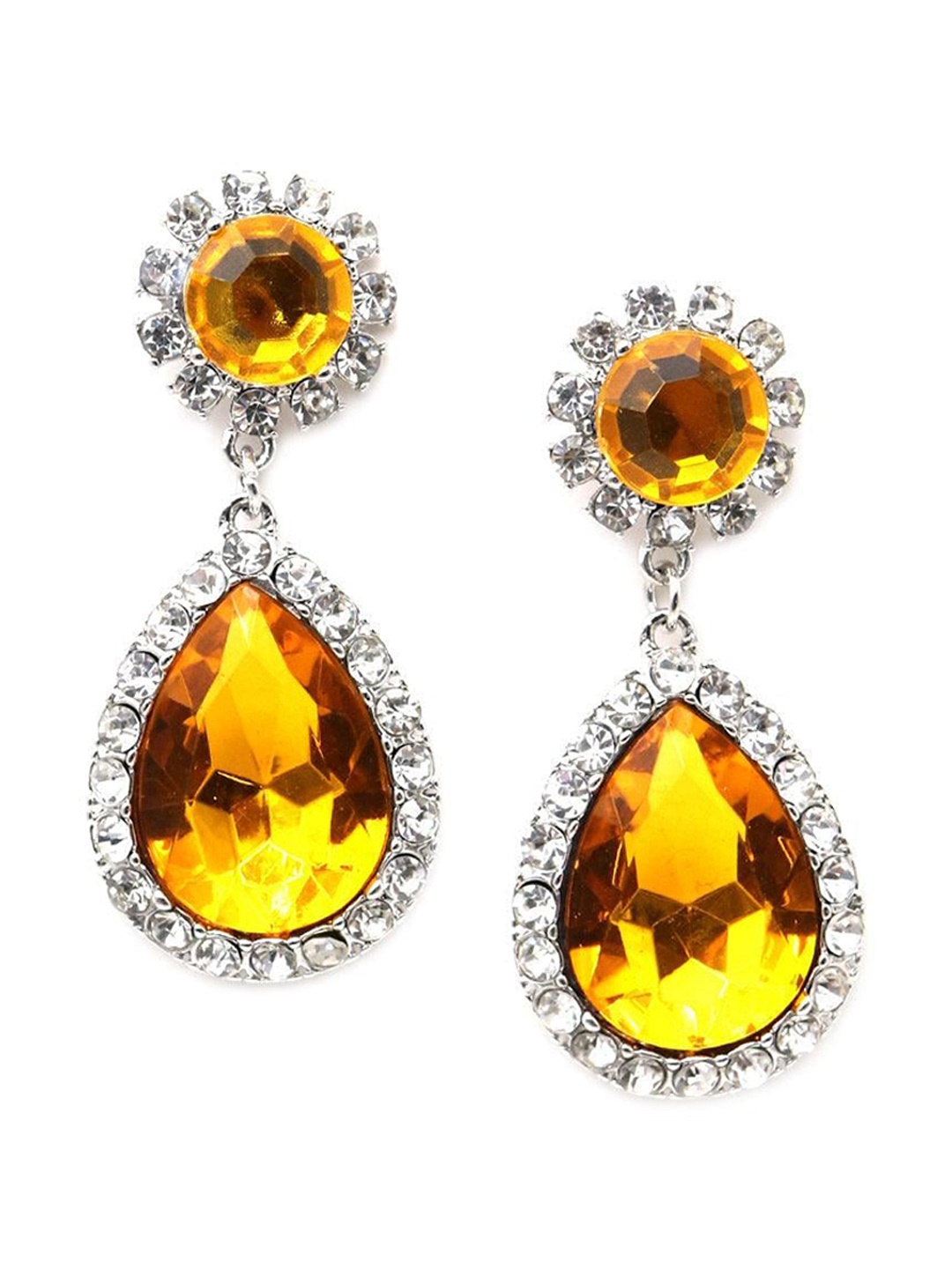 

ODETTE Gold-Toned Contemporary Drop Earrings