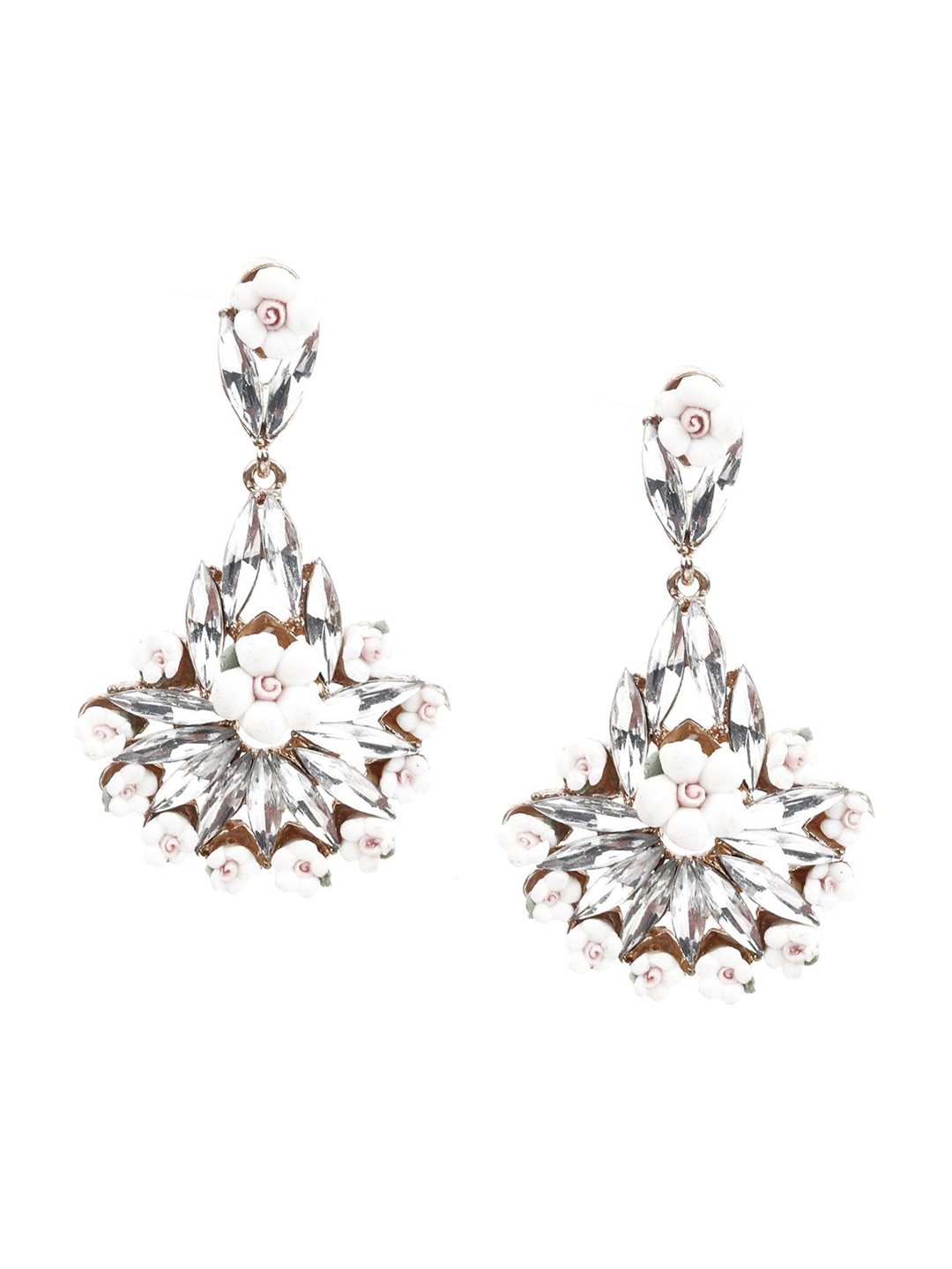 

ODETTE Contemporary Drop Earrings, Silver