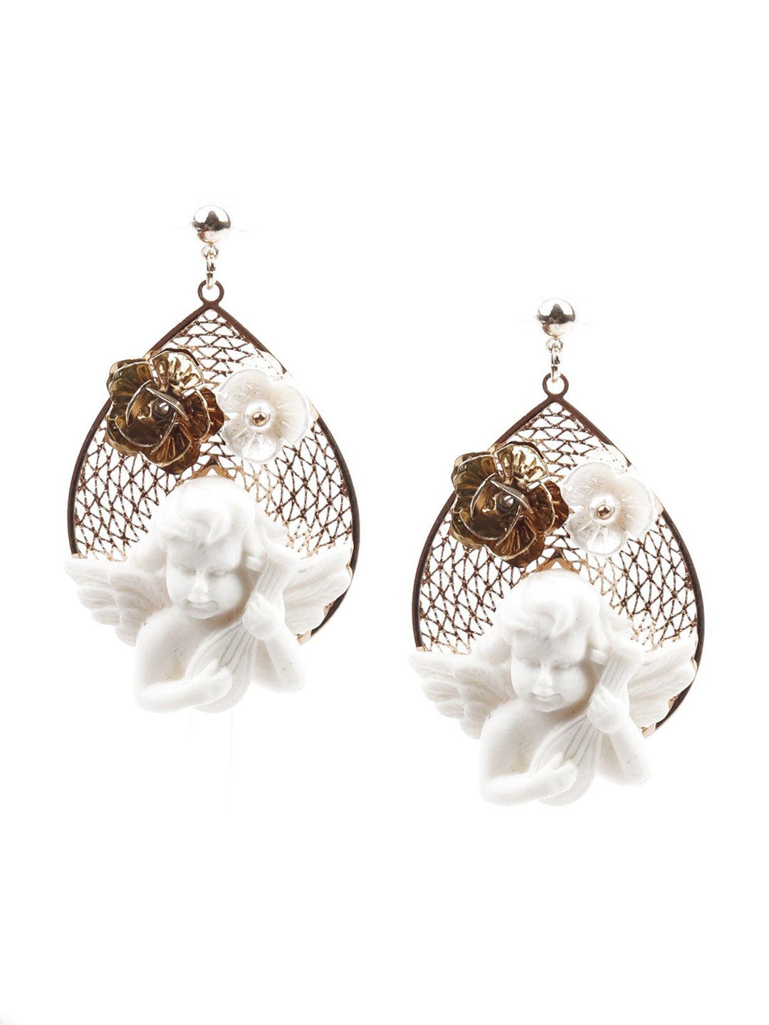 

ODETTE Contemporary Drop Earrings, Gold