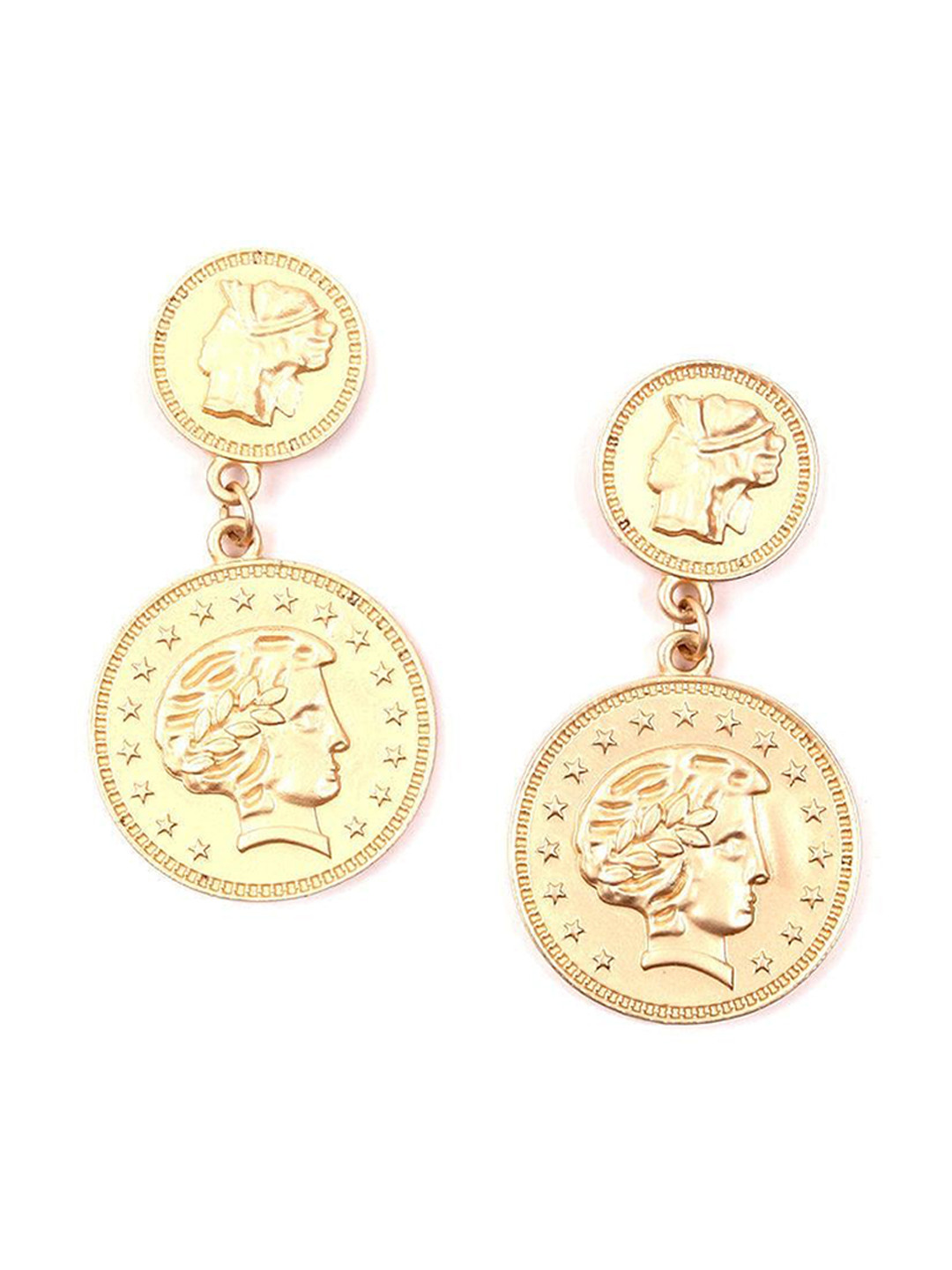 

ODETTE Contemporary Drop Earrings, Gold