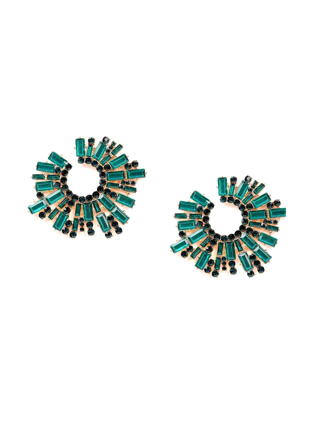 

ODETTE Studded Contemporary Studs Earrings, Gold