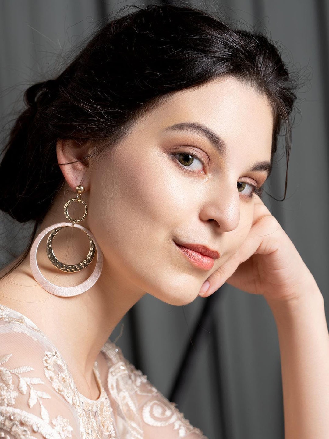 

ODETTE Contemporary Drop Earrings, Gold