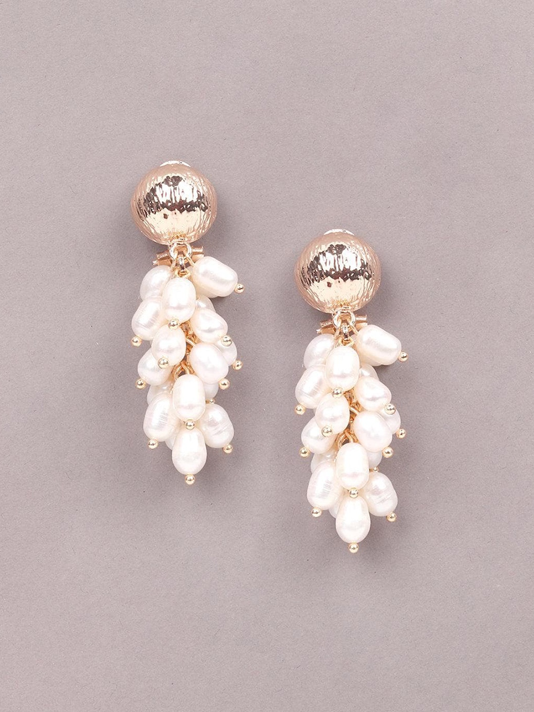 

ODETTE Contemporary Drop Earrings, White